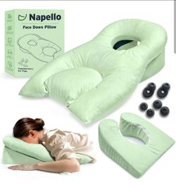 Napello Face Down Pillow After Eye Surgery - Vitrectomy & BBL Prone Support