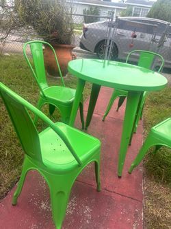 Chairs and table
