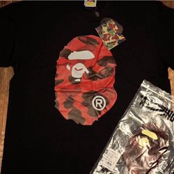 Bape Tee Red 