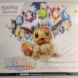 Prismatic Evolutions ETB Pokémon Center Exclusive 