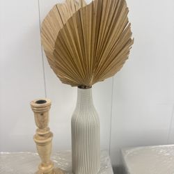 Candle Holder And Vase