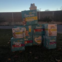 Pampers And Wipes 