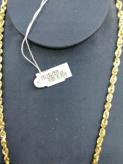 14kt rope chain