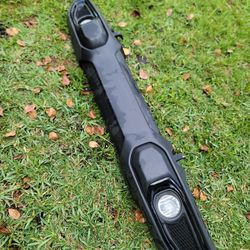 21 jeep gladiator front bumper with tow hooks and fog lights