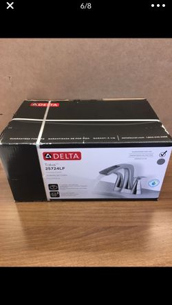 TOLVA™ Two Handle Centerset Bathroom Faucet MODEL#: 25724LF BRAND NEW IN BOX NEVER OPENED 100% ORIGINAL FAUCET BY DELTA CHROME FINISH MORE AVAILABLE