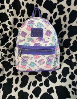 Alice In Wonderland Tea Cup Loungefly Backpack