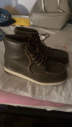 Lugz Brown Leather Lace-Up Boots