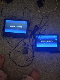 Fangor dual dvd player system