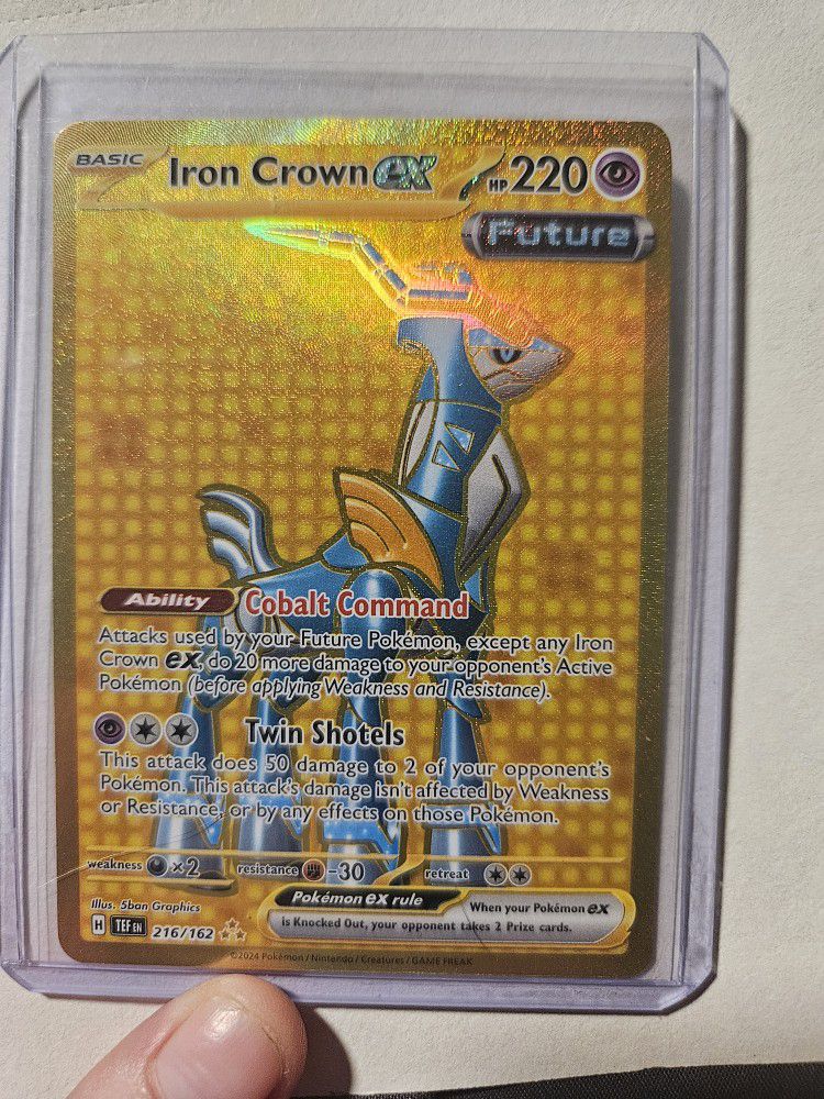 Iron Crown Ex Gold Pokemon