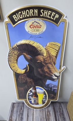 Coors Sign Bighorn Sheep limited edition