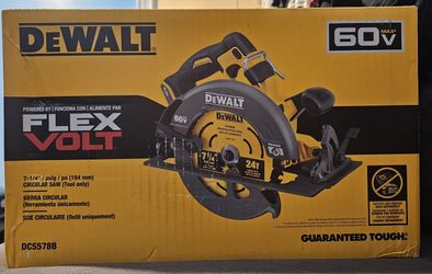 DEWALT FLEXVOLT 7-1/4" CIRCULAR SAW (TOOL ONLY)