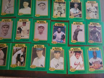 Baseball all-time greatest cards