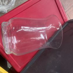 Large Glass Hurricane vase