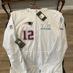 Brady Nike XL Super Bowl Media Day Jacket New With Tags 