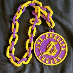 Los Angeles Lakers Hype Chain Necklace 3D Printed