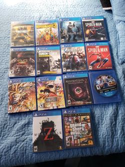$20! Per Game. OR 7 Great Games for $100!. PS5 PS4 . Willing to Trade Games for Cards Yu-Gi-Oh Pokémon One Piece Dragon Ball Z holo glowing Cards
