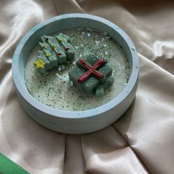 Christmas Hand Made Poured Candle
