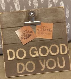 Little wood memo board