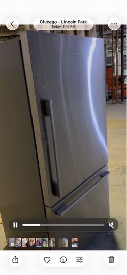 Fisher & paykel stainless steel fridge