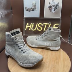 NOBULL White Camo Outwork High-top Shoes