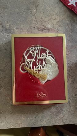 Lenox Silent Night Porcelain Ornament