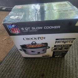New England Patriots Slow Cooker Unopened