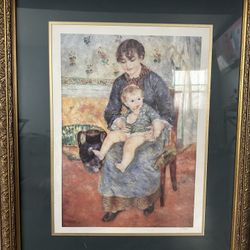Pierre-Auguste Renoir -- "Mother and Child" 1881
