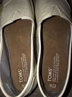 Ivory Glitter TOMS