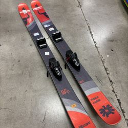 Used Blizzard Peacemaker 165cm Skis With Marker Griffon Bindings 