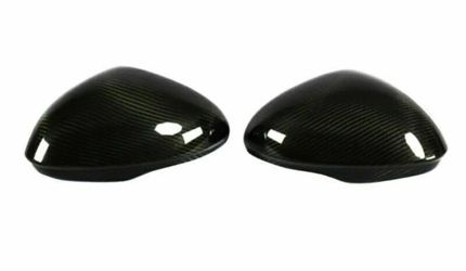 BRAND NEW Real Carbon Fiber Mirror Cover Cap For 2017-2023 Alfa Romeo Giulia Quadrifoglio Thumbnail
