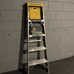 Light weight aluminum stepladder