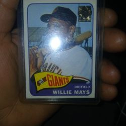 Willie Mays Card