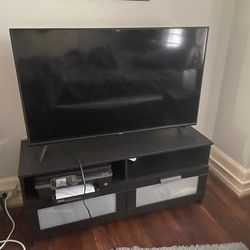 Media Stand With Matching Nightstand 