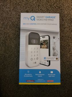 MyQ GarageDoor Entry Camera Key Pad