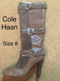 Vintage Cole Haan Motorcycle boots size 8