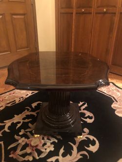 Pedestal side table