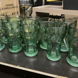 10 Coca Cola Drinking Glasses