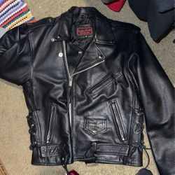 Leather World By Lucky Leather Motercycle Jacket