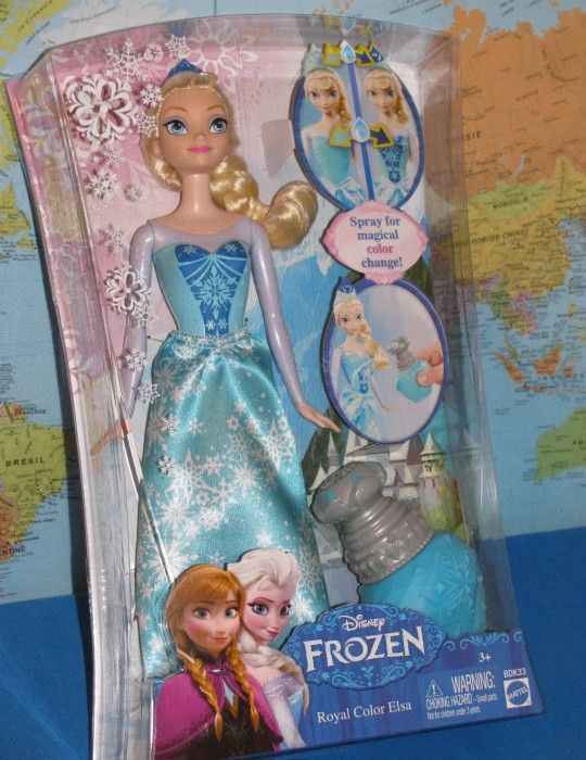 Mattel Disney 2014 Frozen Singing Elsa Doll - New- Needs New Battery -read Desc