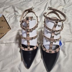 Dressy Ladies Formal Strap Heels