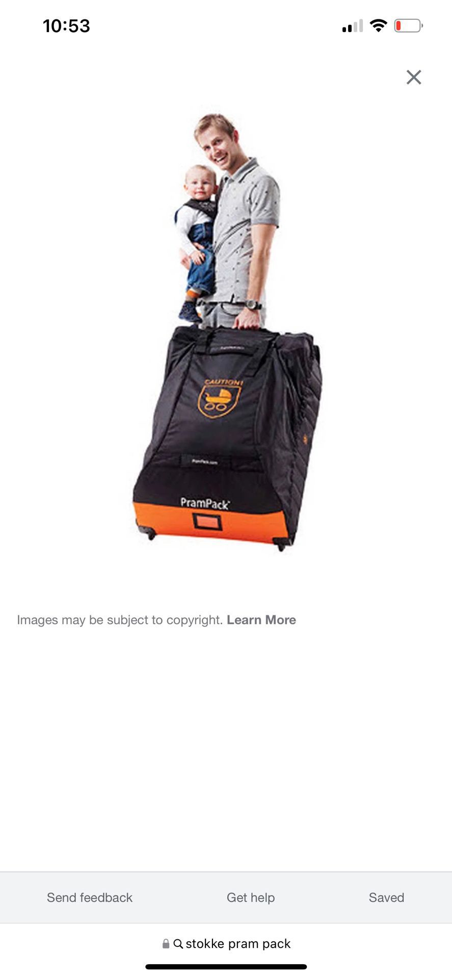 Stroller / Car Seat Travel Bag Luggage 