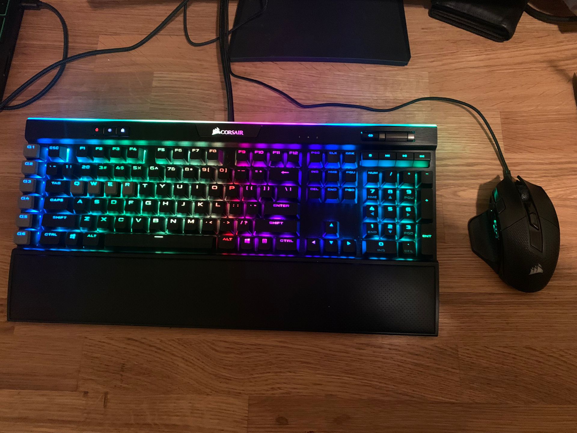 Corsair K95 RGB Platinum With Mouse $250 MSRP