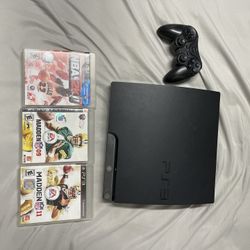 PS3 Slim + Controller + NBA 2K11 & Madden Games (Bundle)”