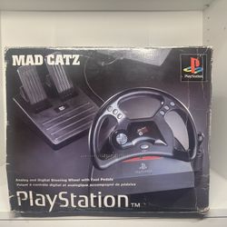 Mad Catz PS1 Racing Wheel 