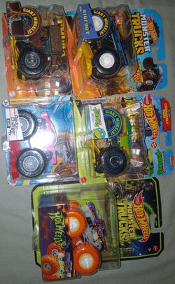 Hotwheels Monster Truck all 5