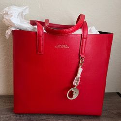Red Versace Tote