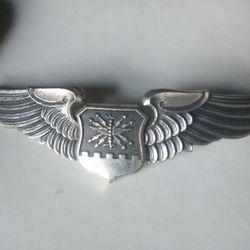 Sterling Silver Military Wings Vintage Collectibles