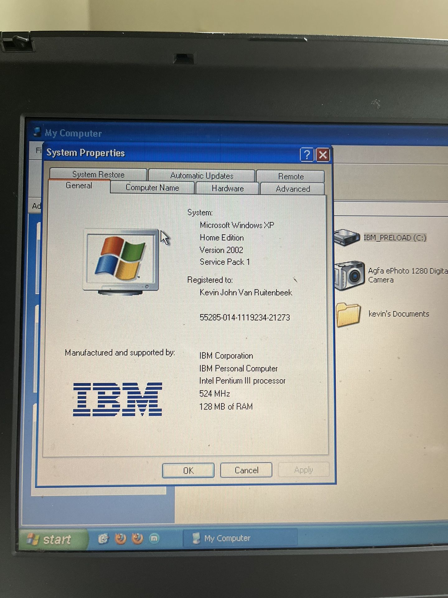 IBM Thinkpad For Sale Pentium 3 , 128 ram