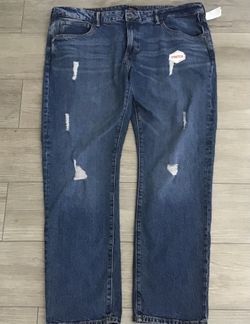 Men’s~REGAL EXCHANGE~Authentic Denim Super Stretch Jeans~Pants~Size 44w 32L~New with tags