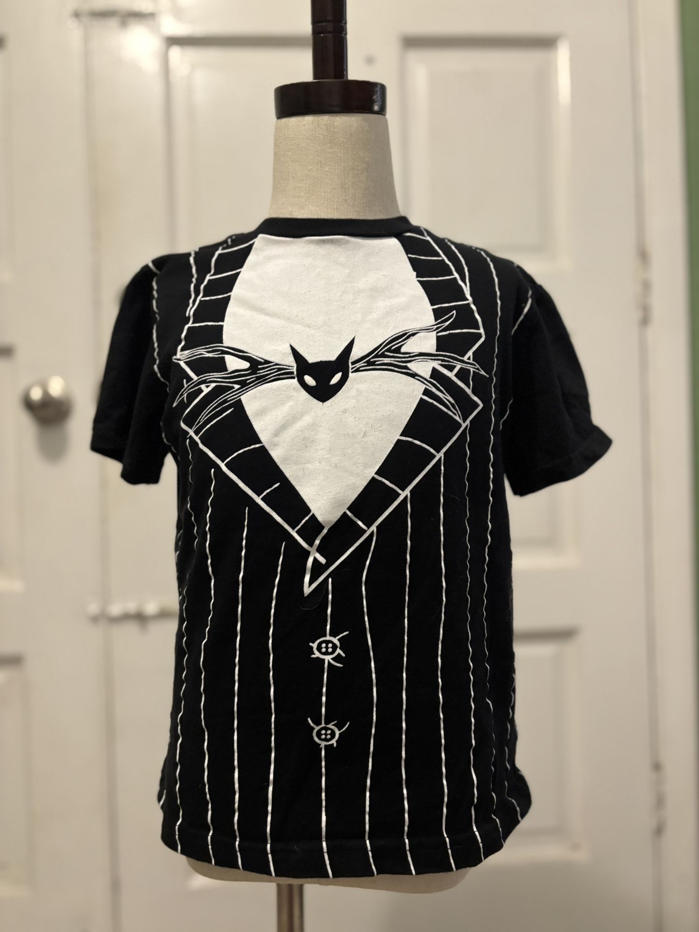 Pair Of Kids Disney Nightmare Before Christmas Shirts Sz. 7